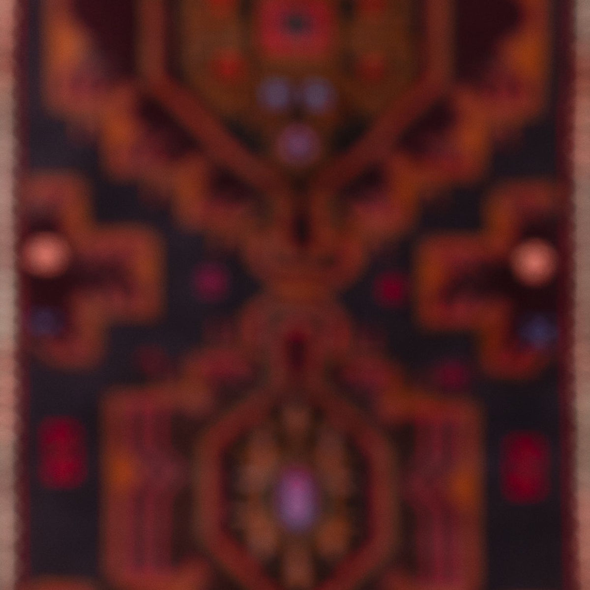 Biegacz Dywan beludżycki - 227 x 129 cm - ciemna czerwień