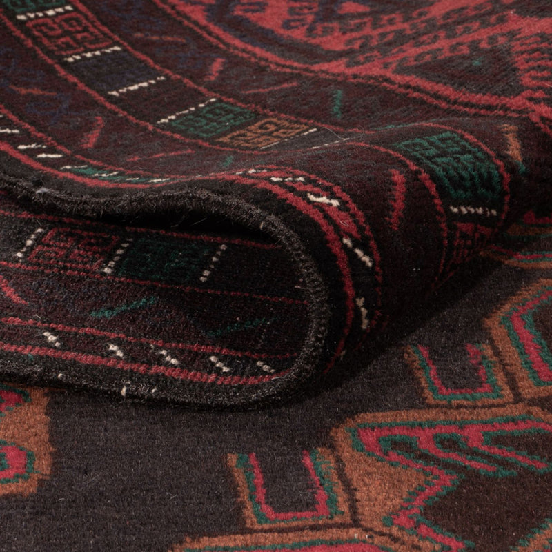 Biegacz Dywan beludżycki - 227 x 129 cm - ciemna czerwień