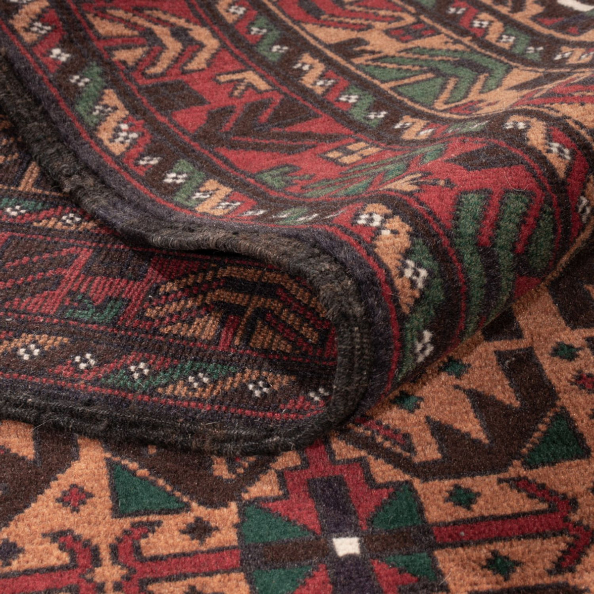 Dywan beludżycki - 184 x 105 cm - rdza