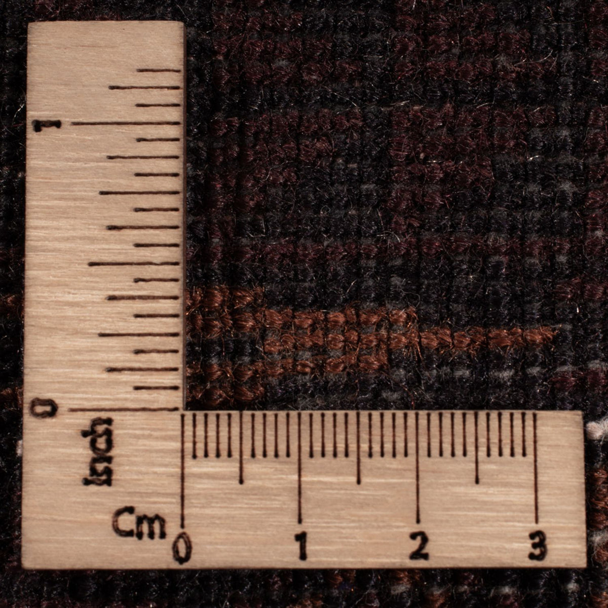 Dywan beludżycki - 207 x 130 cm - ciemnobrązowy