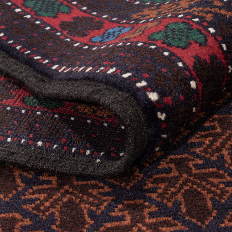 Dywan beludżycki - 185 x 120 cm - ciemna czerwień