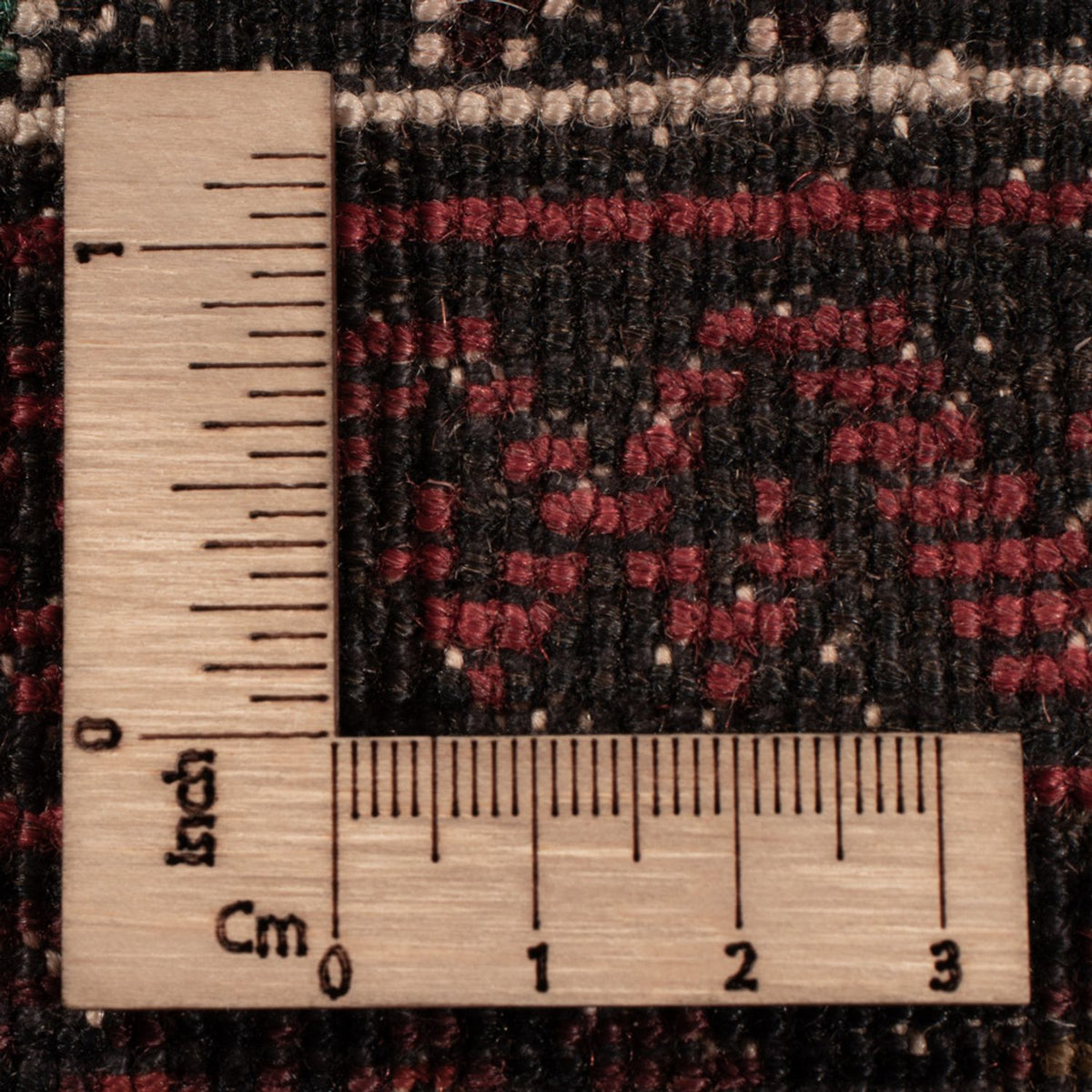 Dywan beludżycki - 200 x 117 cm - ciemna czerwień