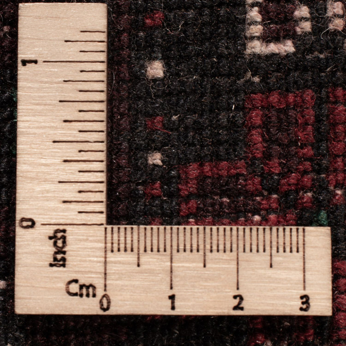 Dywan beludżycki - 203 x 120 cm - ciemna czerwień