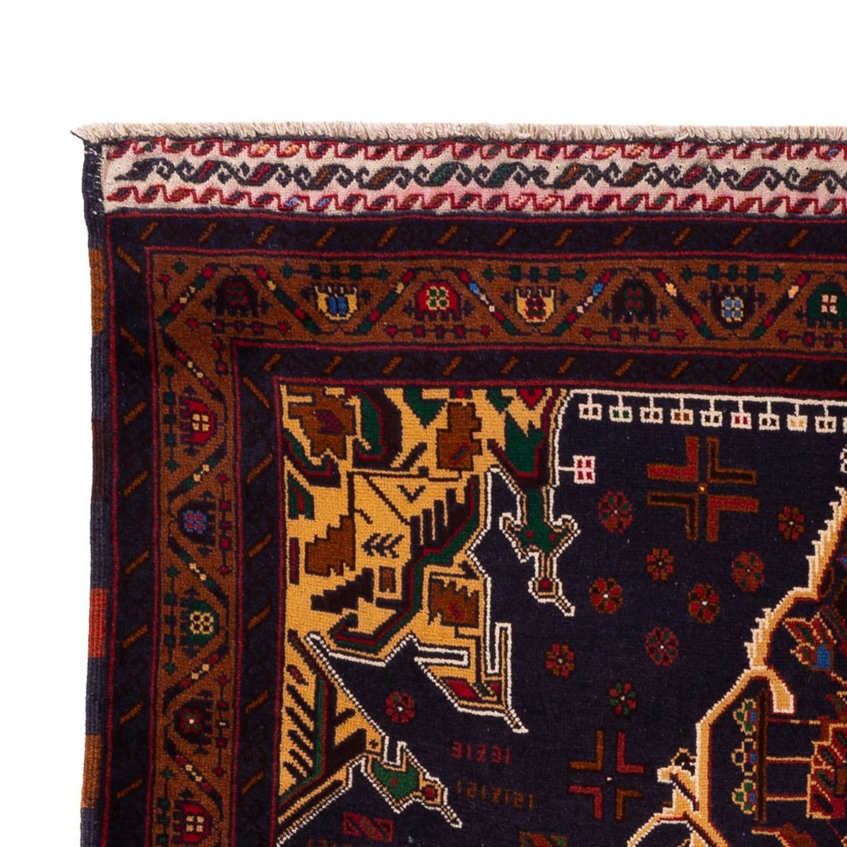 Dywan beludżycki - 195 x 120 cm - wielokolorowy