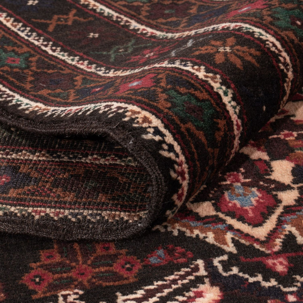 Dywan beludżycki - 202 x 115 cm - wielokolorowy