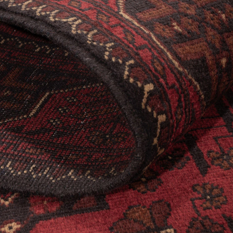 Afgański dywan - Kunduz - 201 x 126 cm - czerwony