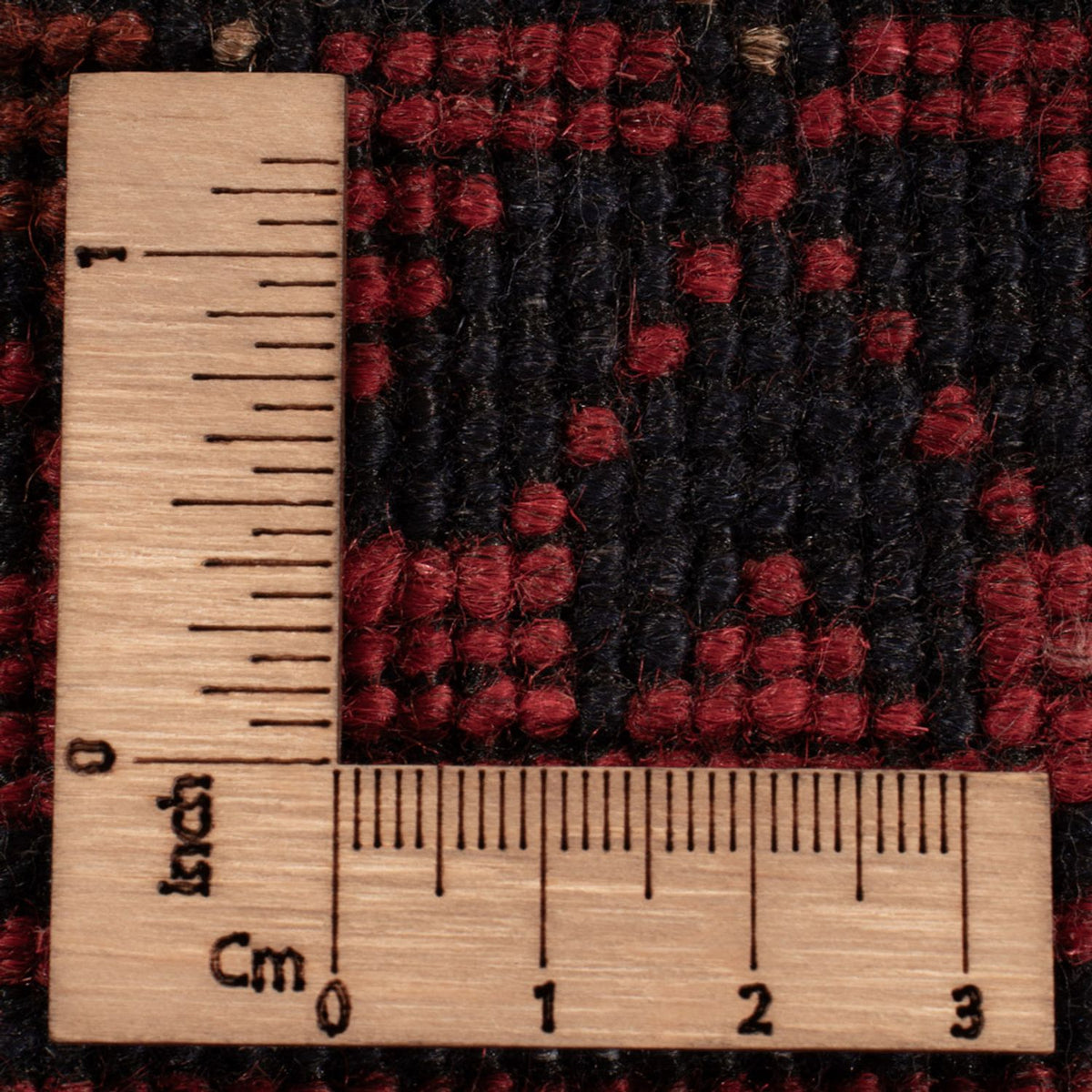 Afgański dywan - Kunduz - 199 x 123 cm - ciemna czerwień