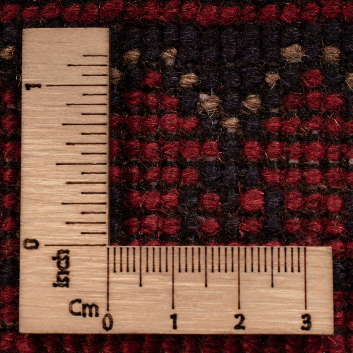 Afgański dywan - Kunduz - 193 x 124 cm - ciemna czerwień