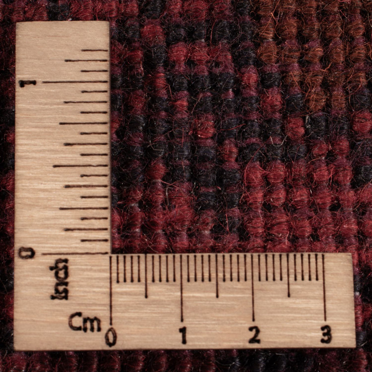 Afgański dywan - Kunduz - 198 x 124 cm - ciemna czerwień