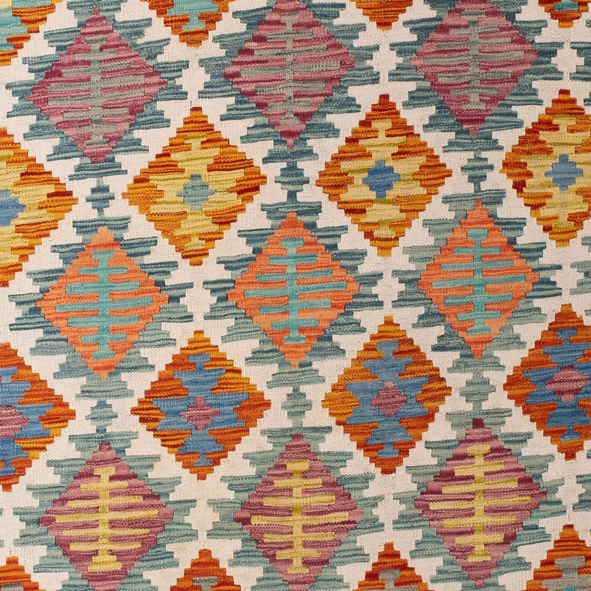 Dywan Kelim - Splash - 298 x 198 cm - wielokolorowy