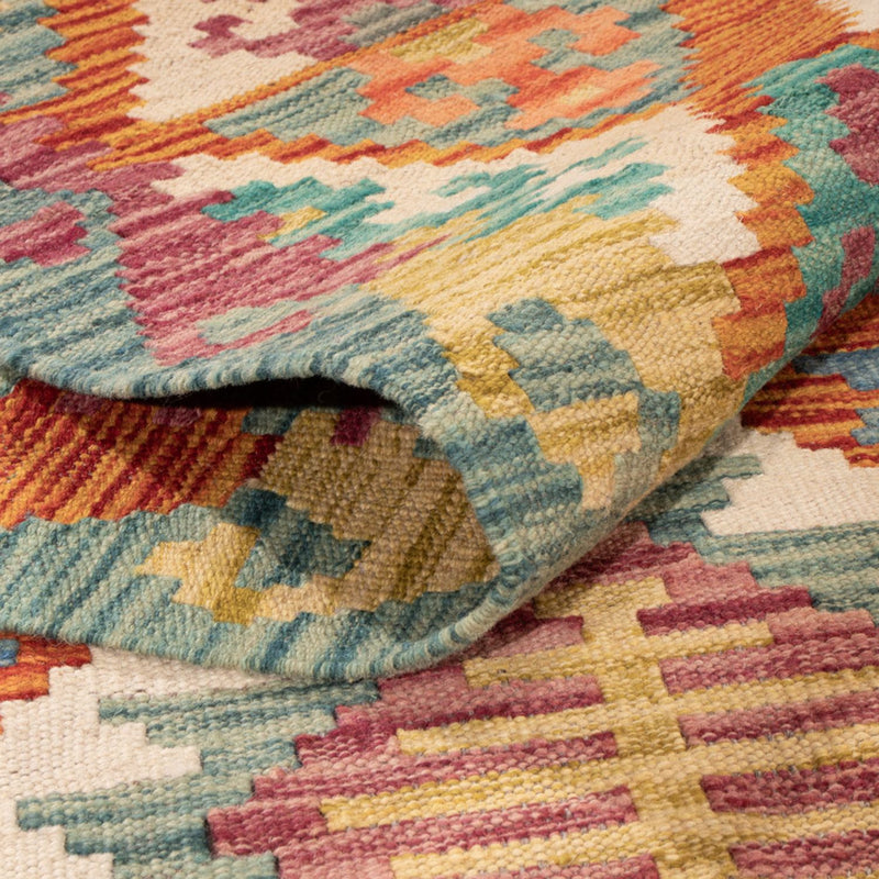 Dywan Kelim - Splash - 298 x 198 cm - wielokolorowy