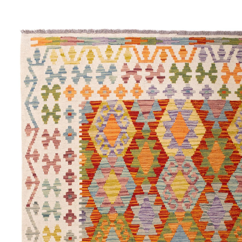 Dywan Kelim - Splash - 298 x 202 cm - wielokolorowy