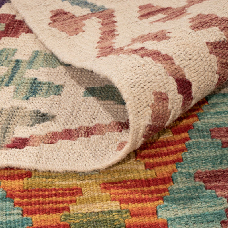 Dywan Kelim - Splash - 298 x 202 cm - wielokolorowy