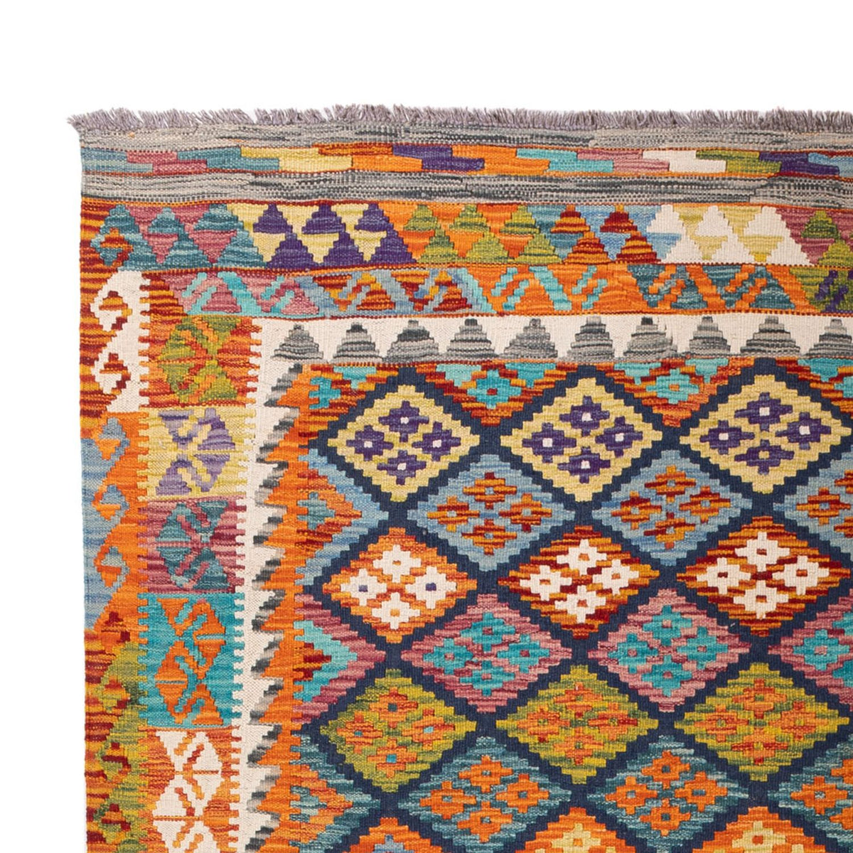 Dywan Kelim - Splash - 290 x 199 cm - wielokolorowy