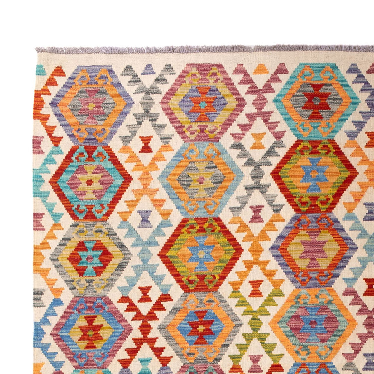 Dywan Kelim - Splash - 294 x 210 cm - wielokolorowy