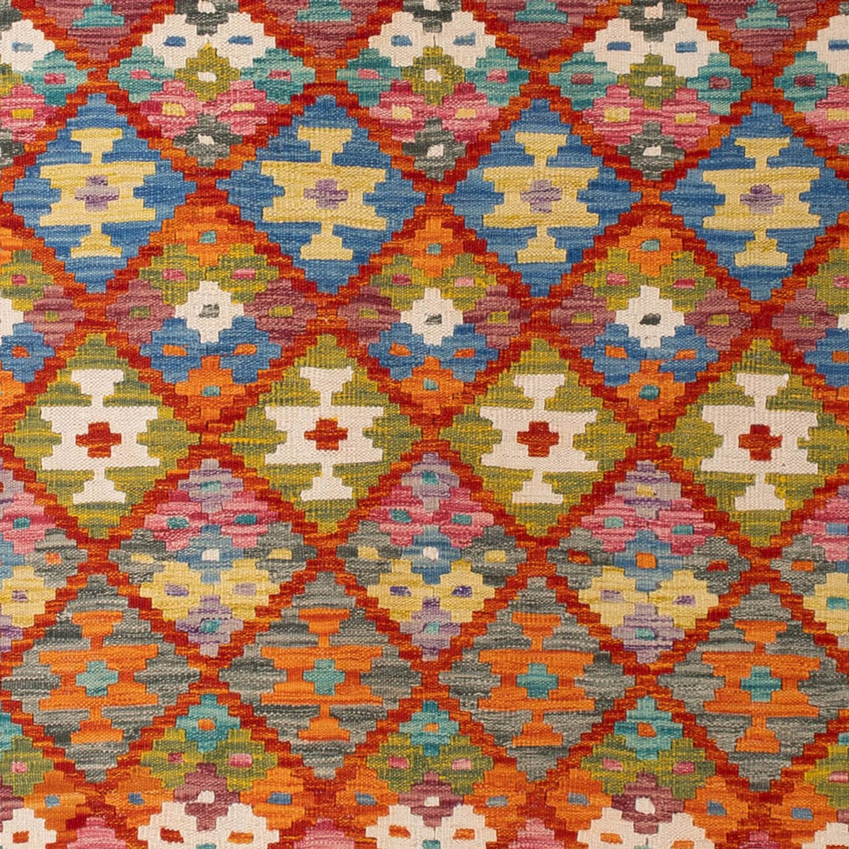 Dywan Kelim - Splash - 293 x 210 cm - wielokolorowy