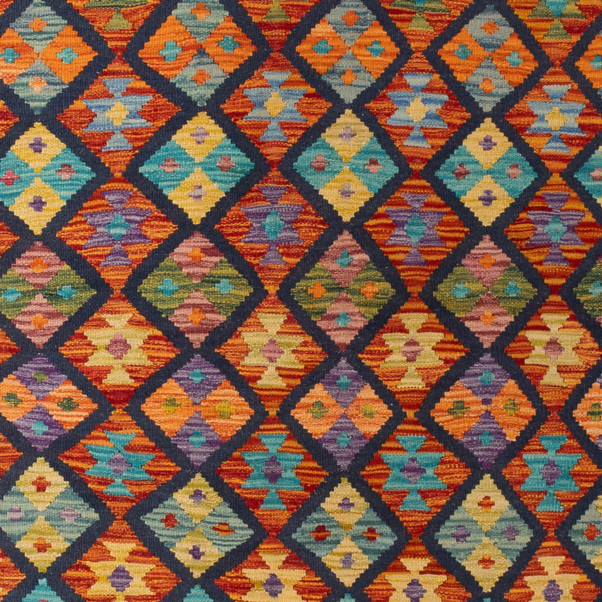 Dywan Kelim - Splash - 295 x 207 cm - wielokolorowy