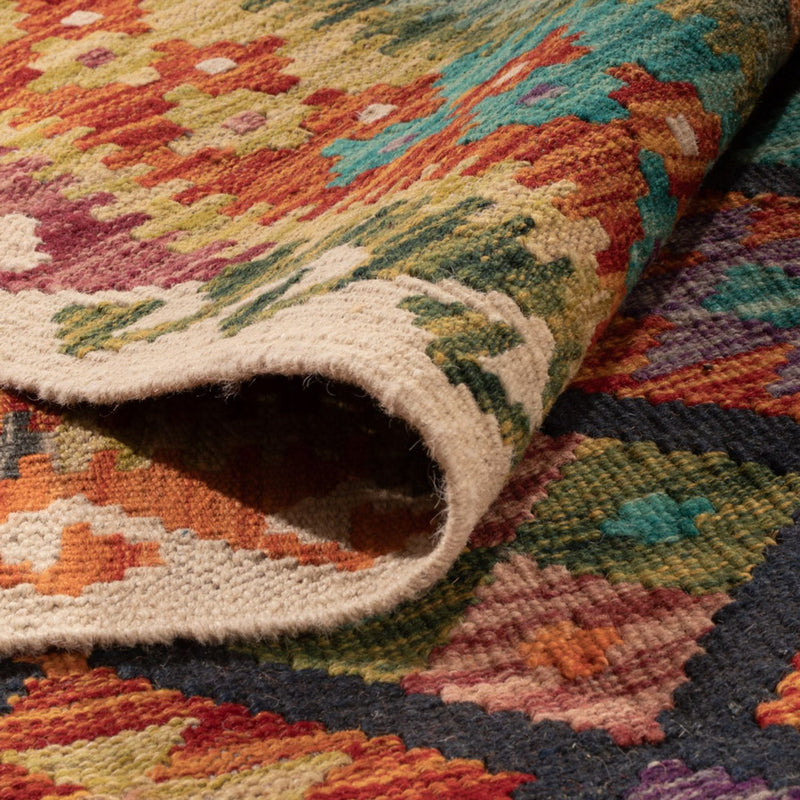 Dywan Kelim - Splash - 295 x 207 cm - wielokolorowy