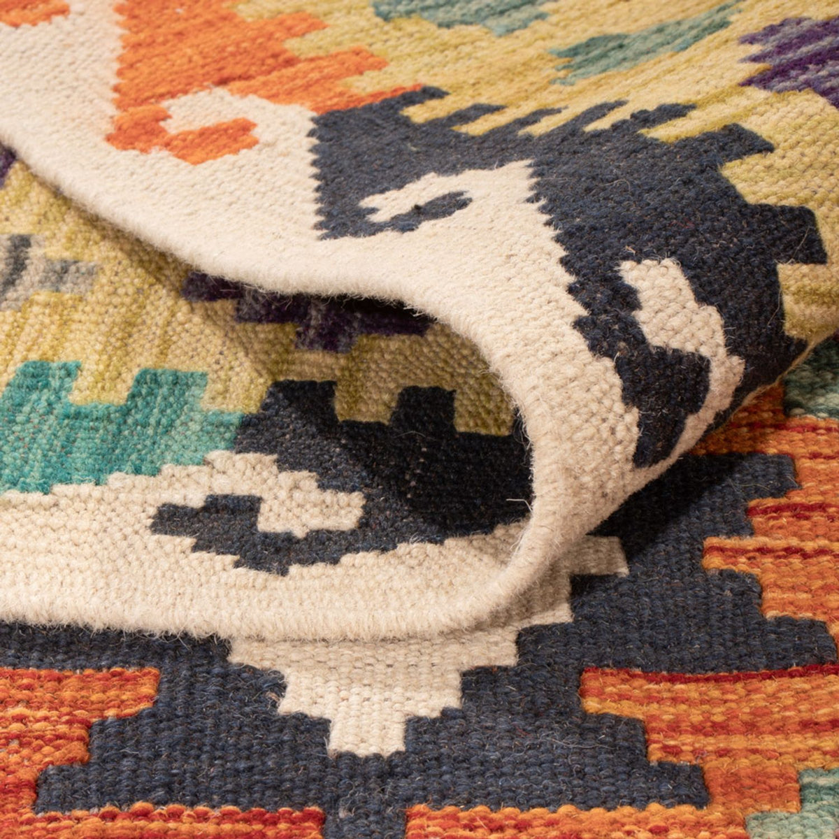 Dywan Kelim - Splash - 290 x 200 cm - wielokolorowy