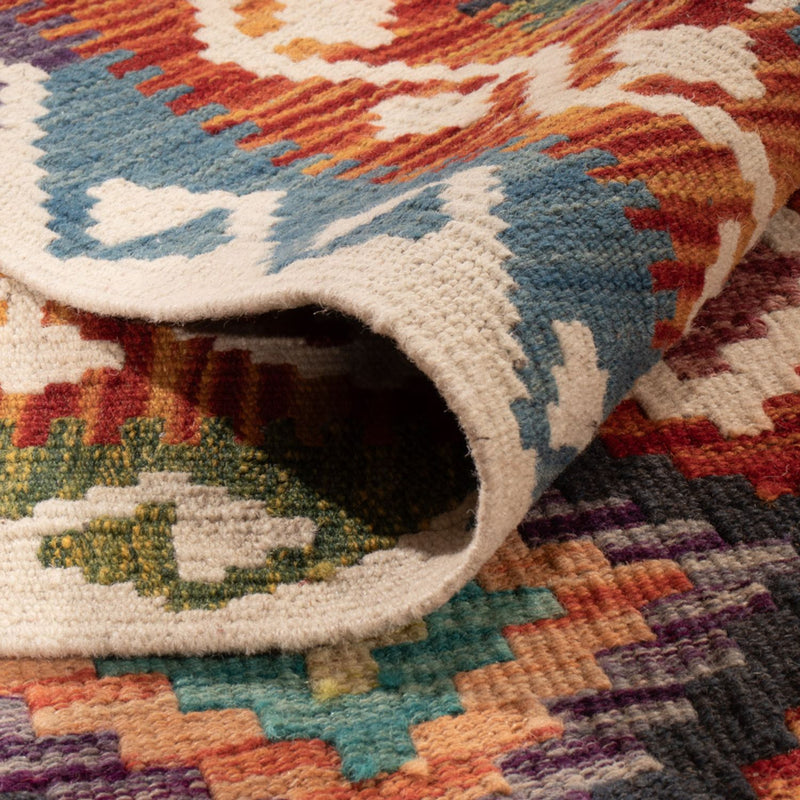 Dywan Kelim - Splash - 282 x 201 cm - wielokolorowy