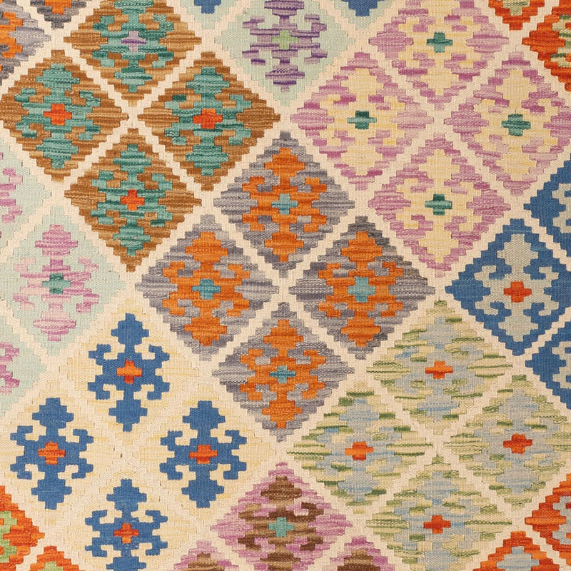 Dywan Kelim - Splash - 303 x 210 cm - wielokolorowy