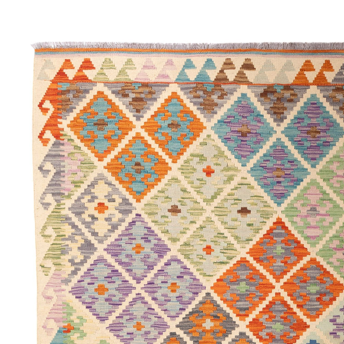 Dywan Kelim - Splash - 303 x 210 cm - wielokolorowy