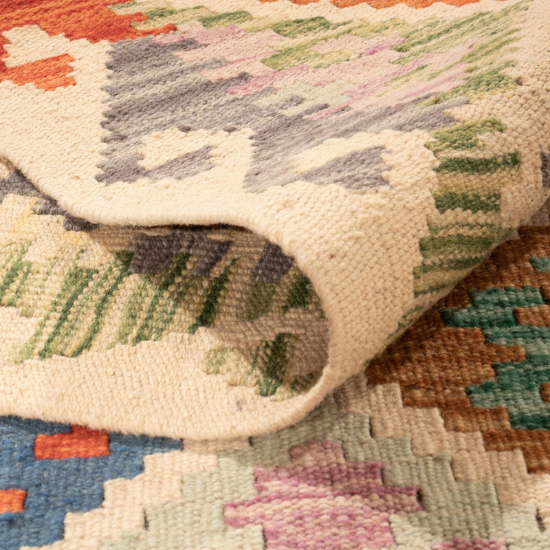 Dywan Kelim - Splash - 303 x 210 cm - wielokolorowy