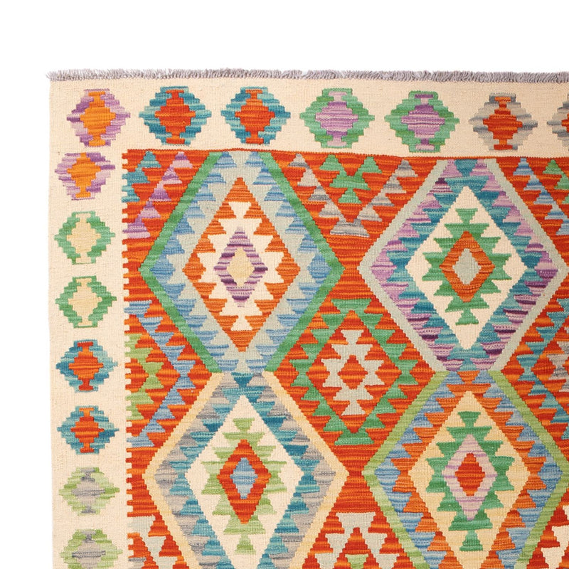 Dywan Kelim - Splash - 295 x 207 cm - wielokolorowy