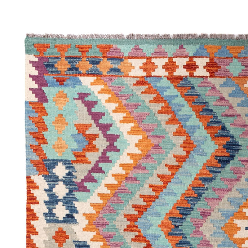 Dywan Kelim - Splash - 298 x 199 cm - wielokolorowy