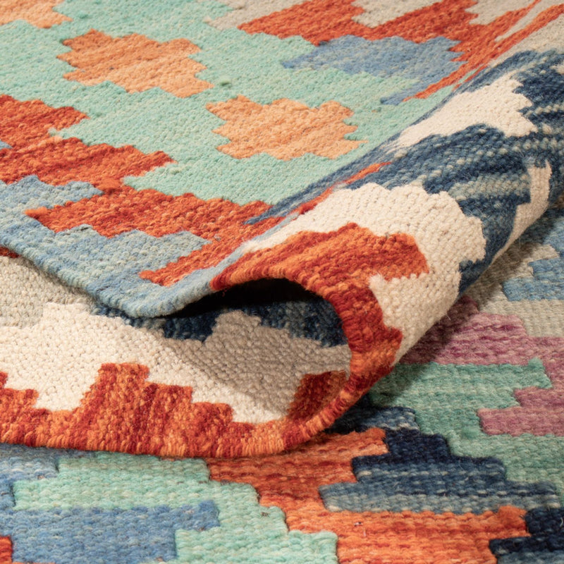 Dywan Kelim - Splash - 298 x 199 cm - wielokolorowy