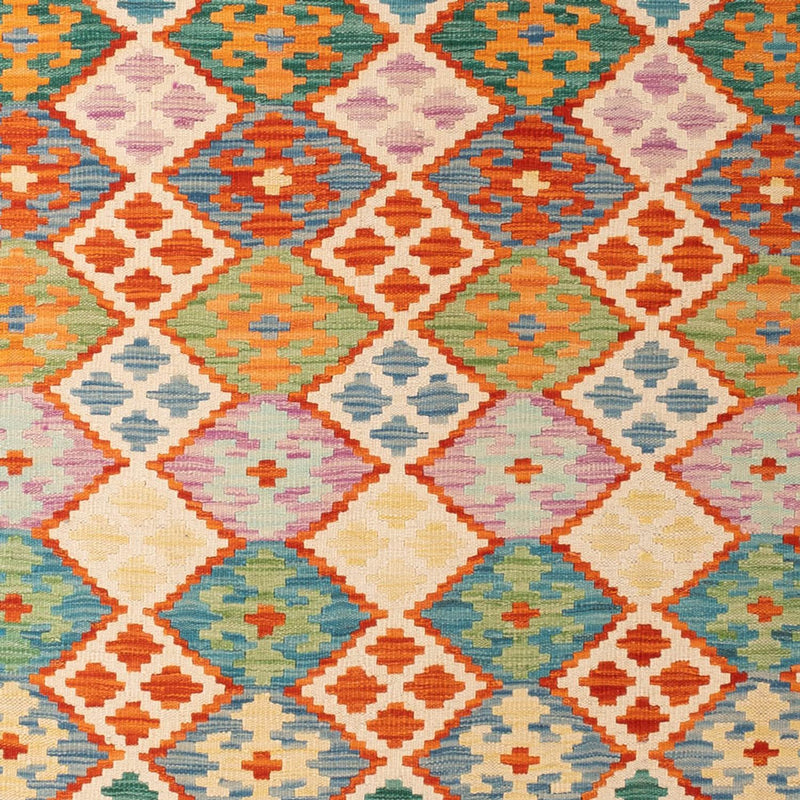 Dywan Kelim - Splash - 306 x 201 cm - wielokolorowy