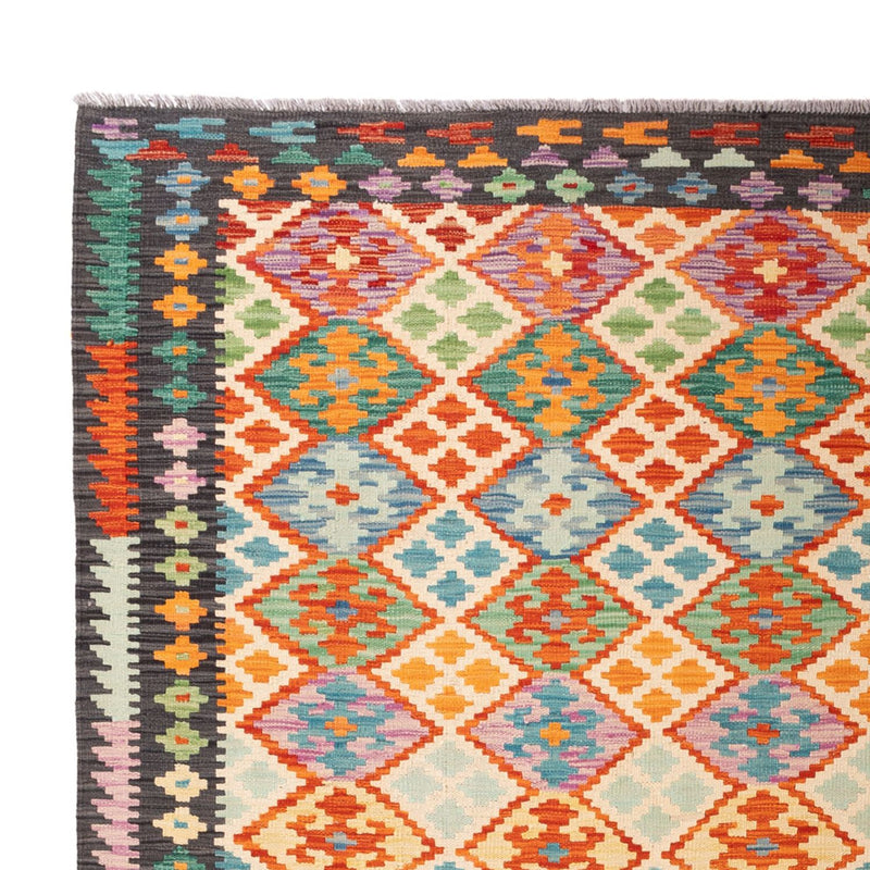 Dywan Kelim - Splash - 306 x 201 cm - wielokolorowy