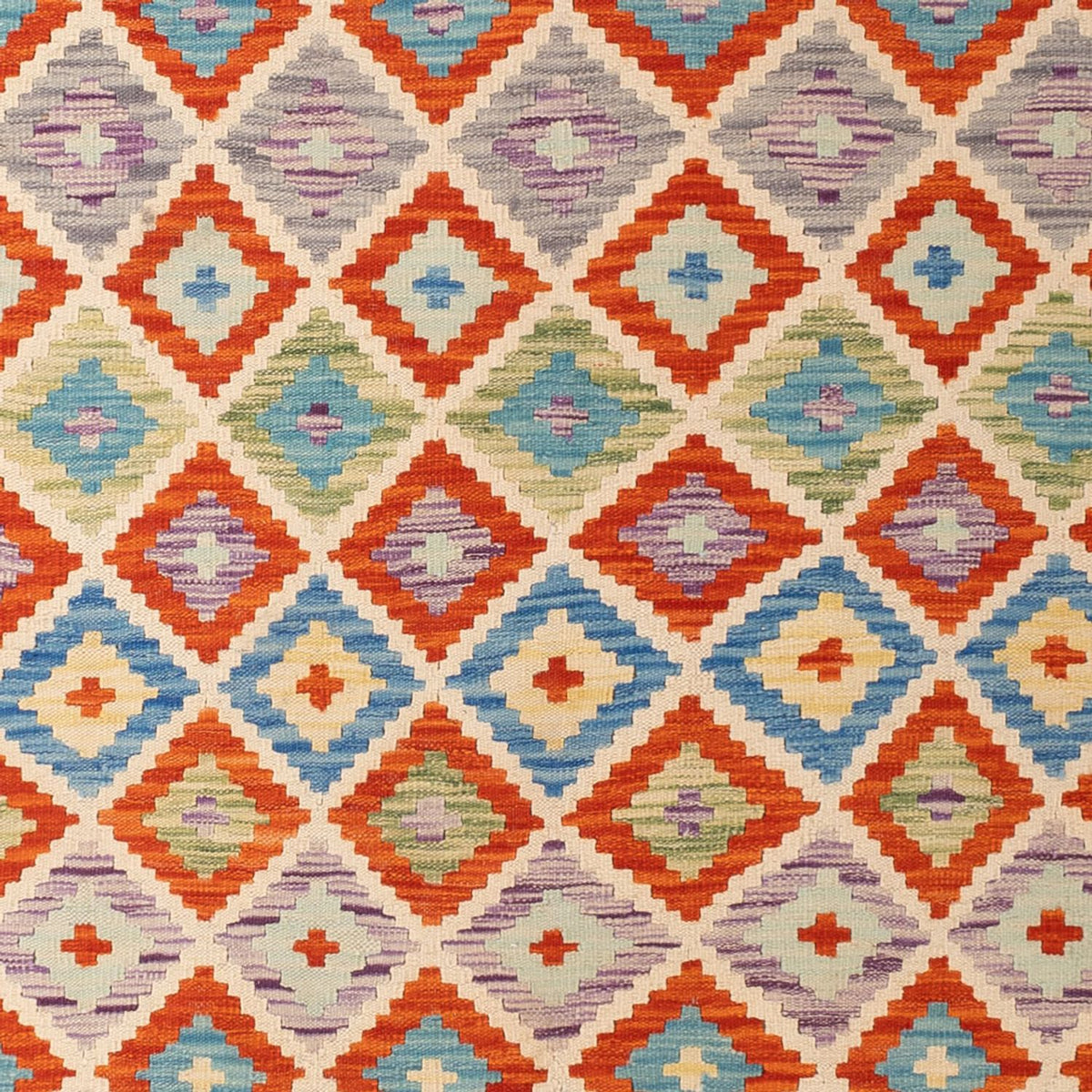 Dywan Kelim - Splash - 298 x 208 cm - wielokolorowy