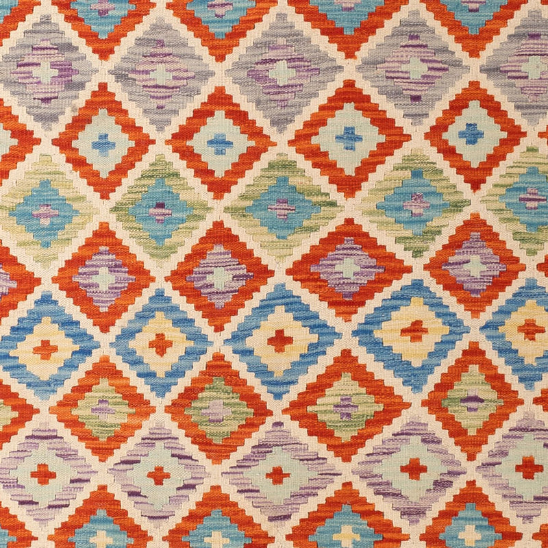 Dywan Kelim - Splash - 298 x 208 cm - wielokolorowy