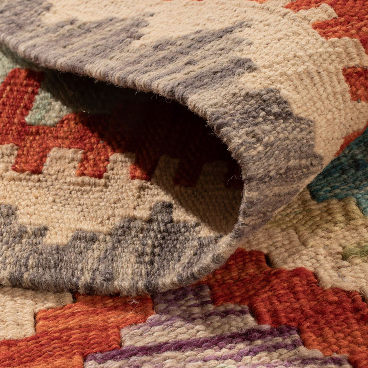 Dywan Kelim - Splash - 298 x 208 cm - wielokolorowy