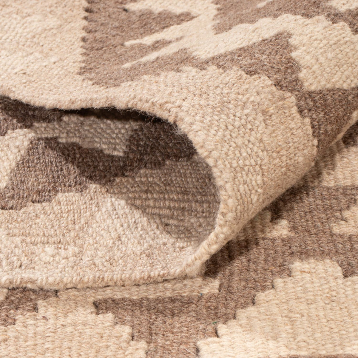 Dywan Kelim - Splash - 287 x 202 cm - jasnoszary