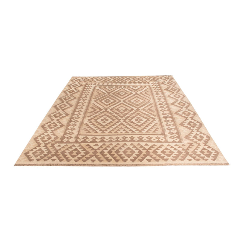 Dywan Kelim - Splash - 287 x 202 cm - jasnoszary