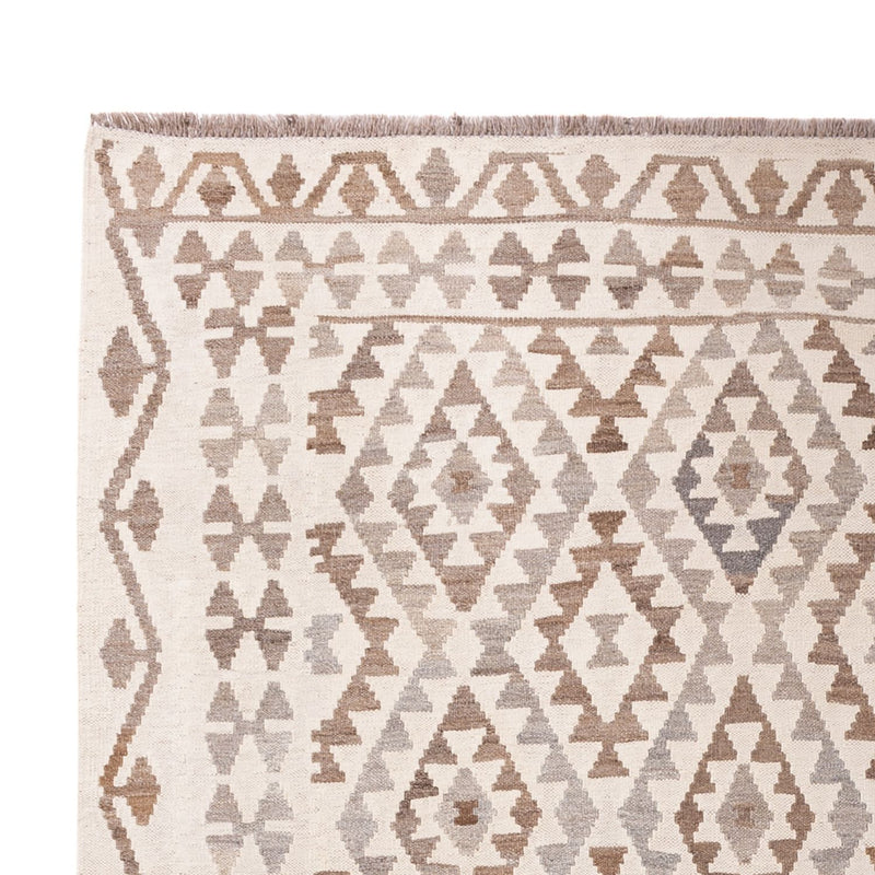 Dywan Kelim - Splash - 289 x 201 cm - jasnoszary