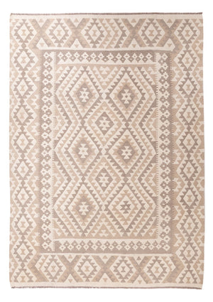 Dywan Kelim - Splash - 281 x 200 cm - jasnoszary