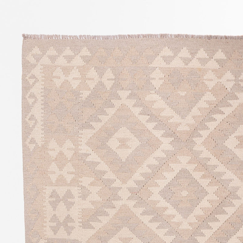 Dywan Kelim - Splash - 280 x 198 cm - jasnoszary