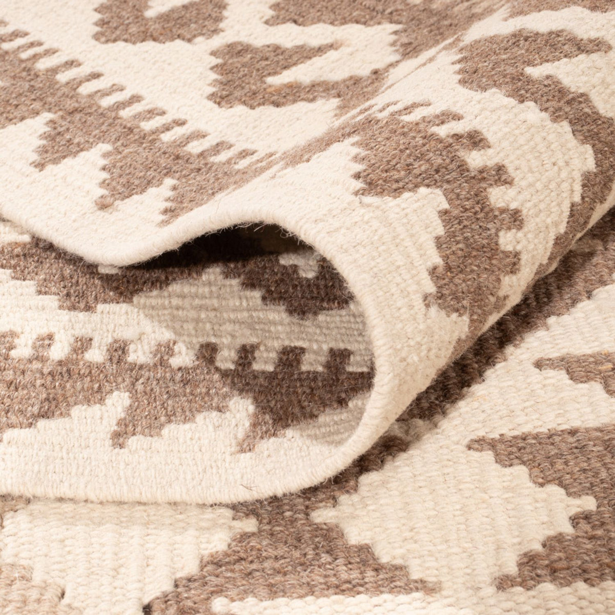 Dywan Kelim - Splash - 299 x 207 cm - jasnoszary