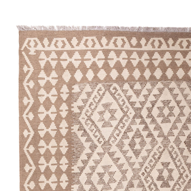 Dywan Kelim - Splash - 301 x 206 cm - jasnoszary