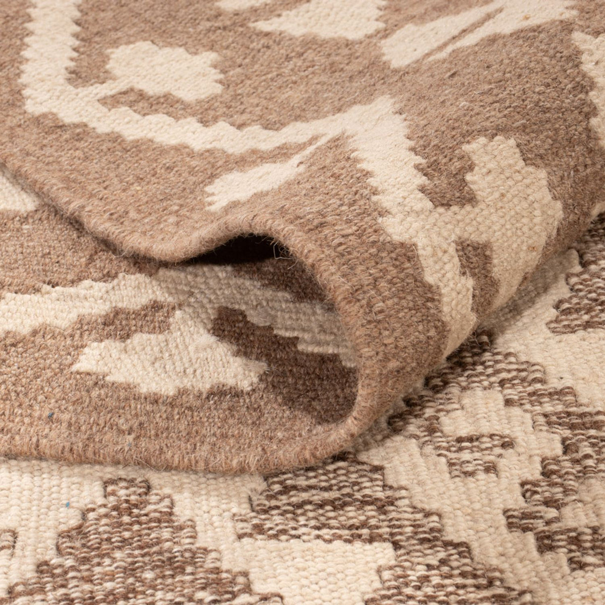 Dywan Kelim - Splash - 301 x 206 cm - jasnoszary