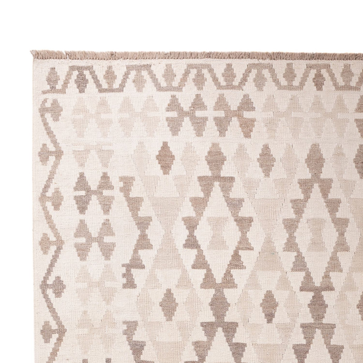 Dywan Kelim - Splash - 300 x 200 cm - jasnoszary