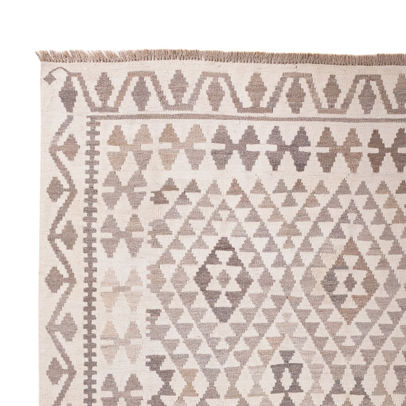 Dywan Kelim - Splash - 294 x 208 cm - szary