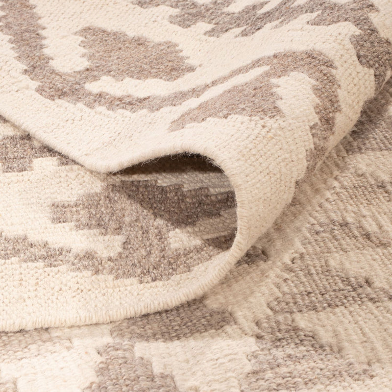 Dywan Kelim - Splash - 294 x 208 cm - szary