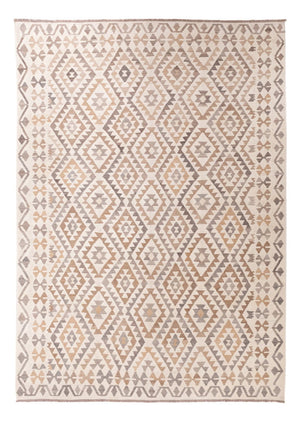 Dywan Kelim - Splash - 290 x 199 cm - szary