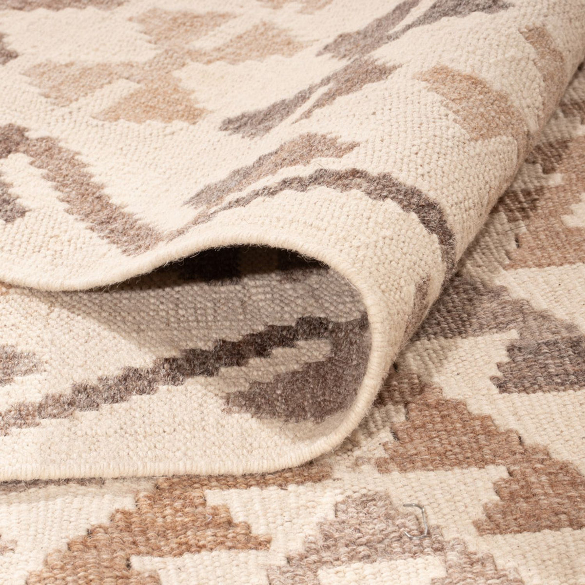 Dywan Kelim - Splash - 290 x 199 cm - szary