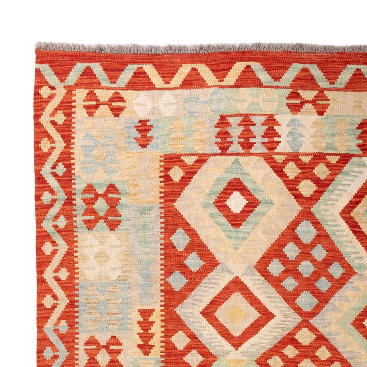 Dywan Kelim - Splash - 294 x 209 cm - wielokolorowy