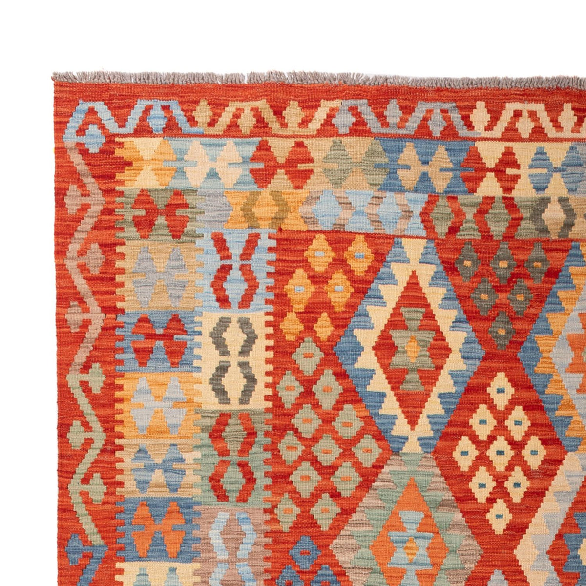 Dywan Kelim - Splash - 304 x 202 cm - wielokolorowy